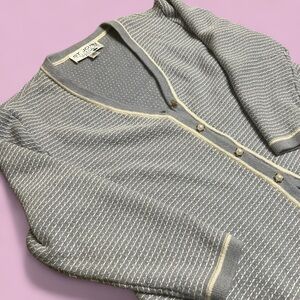 St. John Baby blue cardigan Sweater